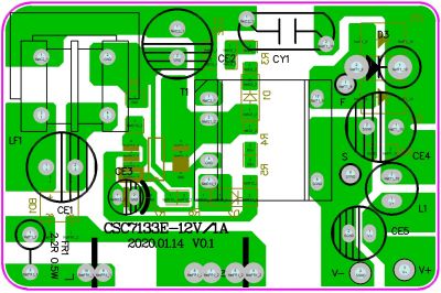 CSC7133E 12V1A 非标