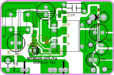 MT3611B 12V1A 非标