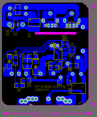 5V 2.4A CSC7131E双USB